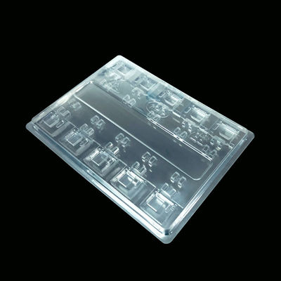 SH-0174 ODM Embalaje de plástico PET transparente robusto bandeja de ampollas con tapa 7 días laborables